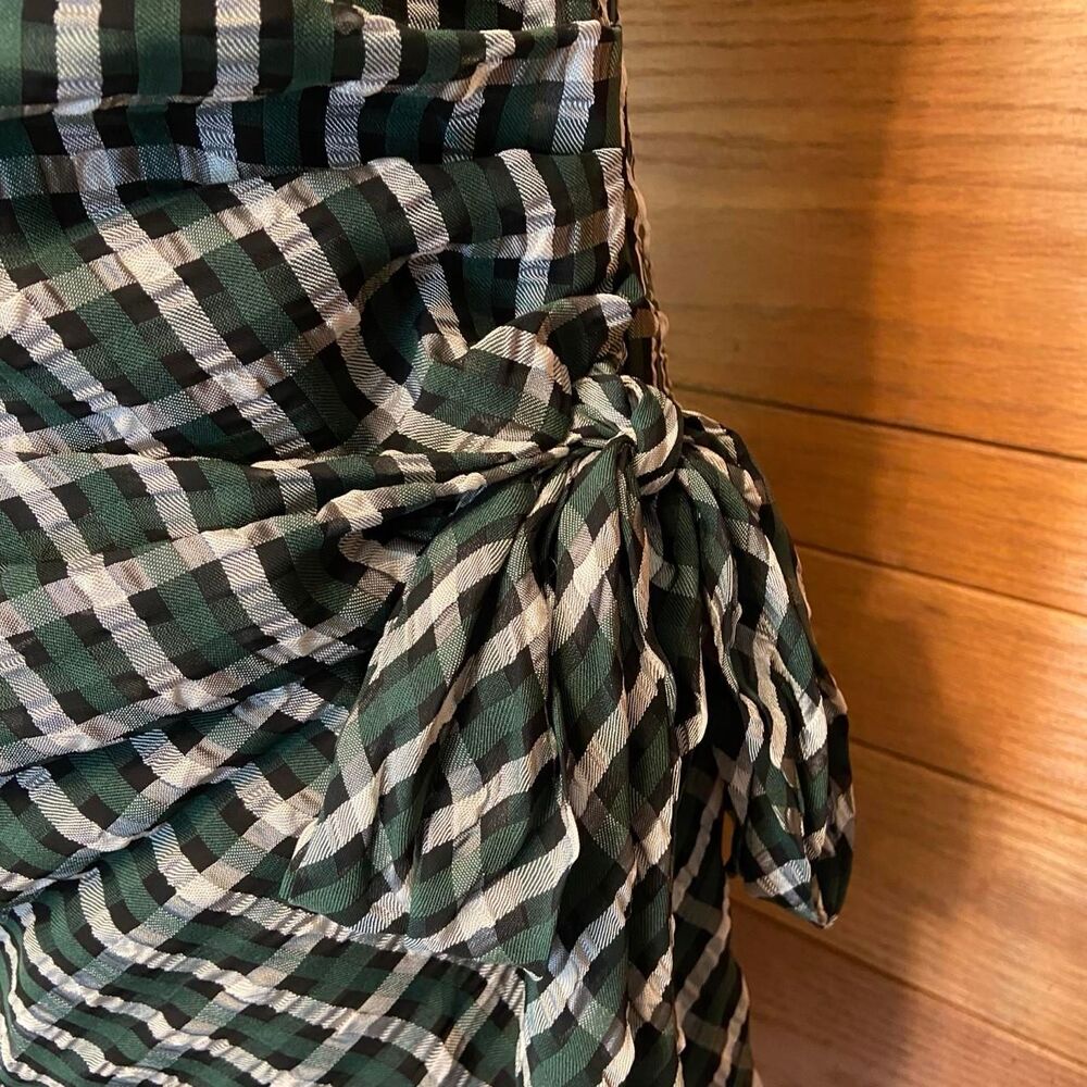 Tularosa Skylar plaid one shoulder mini dress - Picture 3 of 8